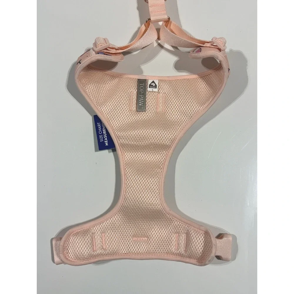 TOP PAW Dog Harness - Pink Champagne Wine Adjustable Comfort - Large - NEW NWT